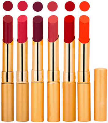 

Rythmx 6 Pcs Color Lipstick Makeup Creamy Matte Long Lasting Lip Colors 162201726(Multicolor,)