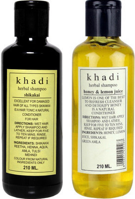 

Khadi Herbal Shampoo Combo-7(Set of 2)