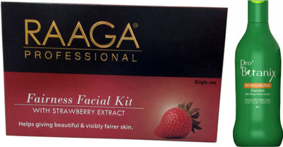 

Raaga Professional Fairness Facial Kit With ProBotanix Repair & Nourish shampoo(Set of 2)