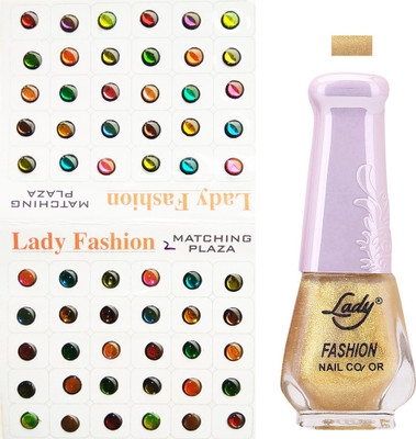 Lady FASHION Nail Polish And Bindi 0803201705(2 Items in the set)