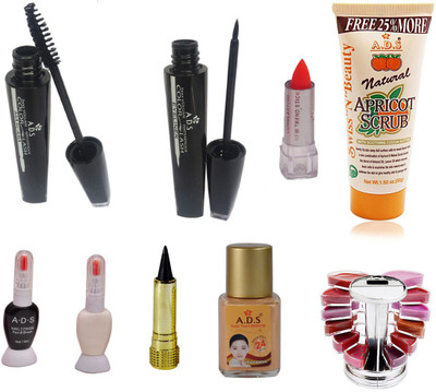 

ADS Best Deal Makeup Combo (9 in 1)(Set of 8)