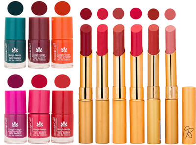 

Aroma Care Famous Combo of Nail Polish with Rythm Long Lasting Lipstick Sets 183201734(Set of 12)
