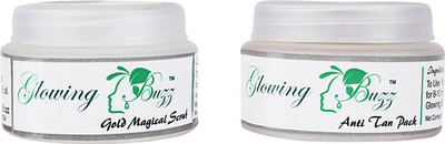 Glowing Buzz GB_5533 - combo of Gold Magical scrub and Anti Tan pack(Set of 2)