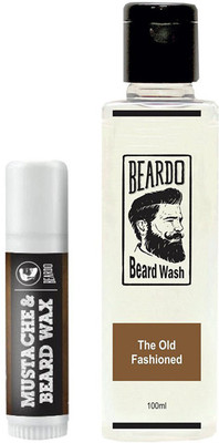 

Beardo Waxstick 4gm and Old Fashioned Wash 100ml(Set of 2)
