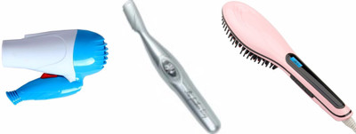 

3P Kart 04-3p Personal Care Appliance Combo(Hair Dryer, Hair Straightener, Nose Trimmer)
