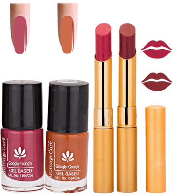 

Aroma Care Nail Polish RHYTHM Red Lipstick Combo 002(Set of 2)