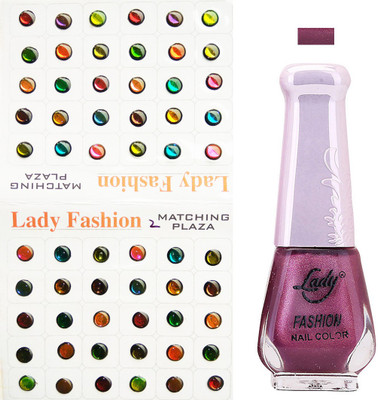 

Lady Fashion Nail Polish And Bindi 0803201715(Set of 2)