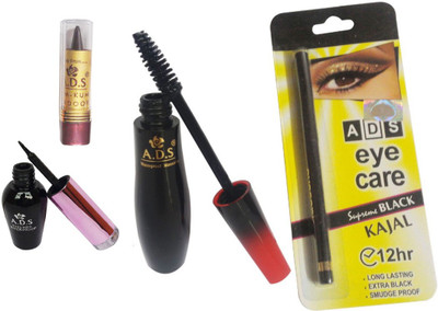 

ADS Mascara / Eyeliner / Sindoor / Kajal(Set of 4)