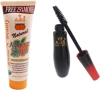 

ADS Scrub (100g) With 1595 Mascara(Set of 2)