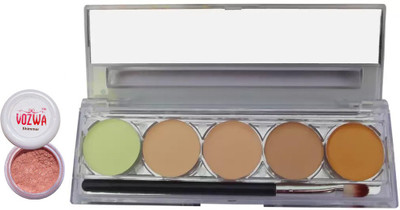 

Vozwa Copper Shimmer powder and Contour Palette Concealer(Set of 2)