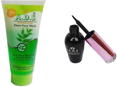 

ADS 1612 Eyeliner, Neem Face Wash(Set of 2)