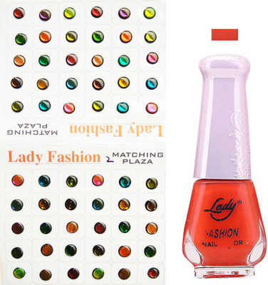 Lady FASHION Nail Polish And Bindi 0803201752(2 Items in the set)