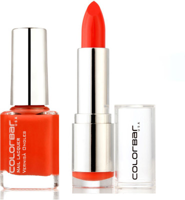 

Colorbar Lipstick & Nailpolish(Set of 2)