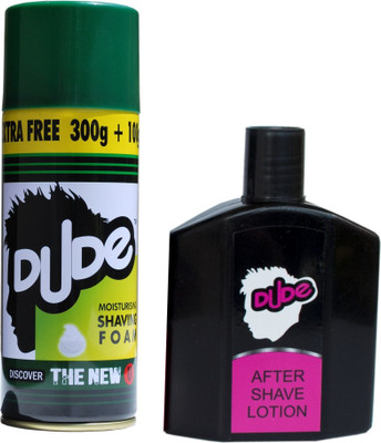 

Dude Sahving Foam & After Shave Lotion(Set of 2)
