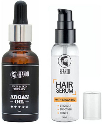 

Beardo Argan oil 30ml and HairSerum 50ml(Set of 2)