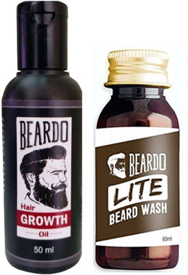 

Beardo Growth Oil -litewash 50 and 60ml(Set of 2)