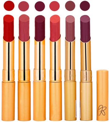 

Rythmx Imported Lipstick Combo of 6 Pcs for Ladies Women Girls 162201730(Multicolor,, 13.2 g)