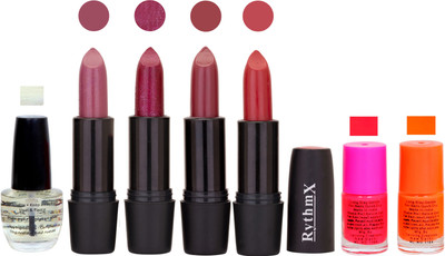 

Rythmx GSR RYTH BLK LIPSTICKS AND NAIL POLISH IMPORTANT COMBO 054(Set of 7)