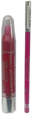 

Cameleon Twist Lipstick & Lip Liner(Set of 1)