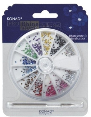 

Konad Pro Pallet Nail Rhinestone Deco - Set 01(Set of 2)