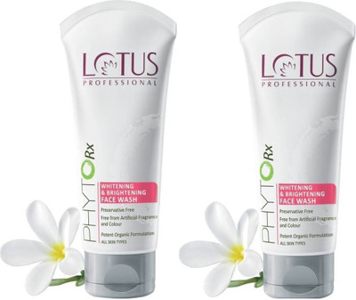 

Lotus Herbals Professional Phytorx Whitening And Brightening Face Wash(Set of 2)