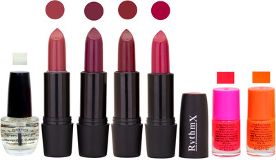 

Rythmx GSR RYTH BLK LIPSTICKS AND NAIL POLISH IMPORTANT COMBO 083(Set of 7)