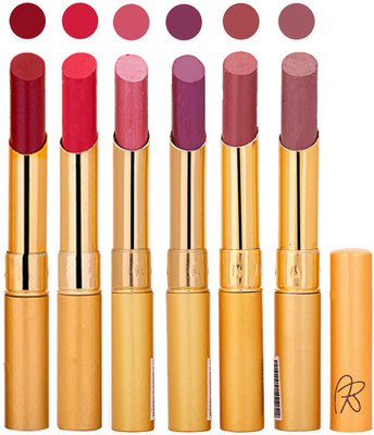 

Rythmx 6 Pcs Color Lipstick Makeup Creamy Matte Long Lasting Lip Colors 162201744(Multicolor,, 13.2 g)
