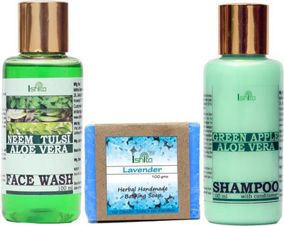 

Ishita International Soaps, Face and Hair Products(Set of 3)