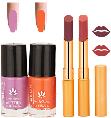 

Aroma Care Nail Polish RHYTHM Mauve Lipstick Combo 029(Set of 4)