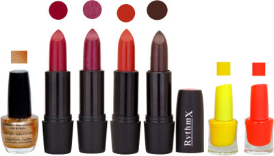 

Rythmx GSR RYTH BLK LIPSTICKS AND NAIL POLISH IMPORTANT COMBO 091(Set of 7)