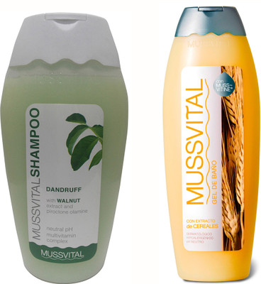 

Mussvital Anti Dandruff Shampoo & Cereals(Grain) Shower Gel(Set of 2)