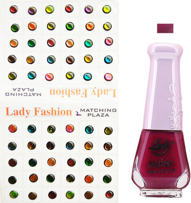 

Lady Fashion Nail Polish And Bindi 0803201744(Set of 2)