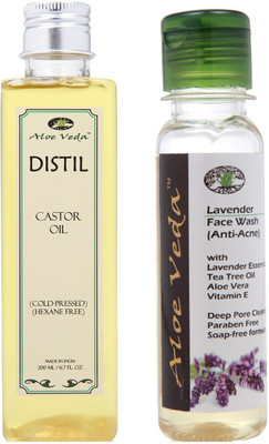 

Aloe Veda combo oil and face wash(Set of)