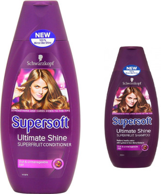 

Schwarzkopf Supersoft Ultimate Shine(Set of 2)