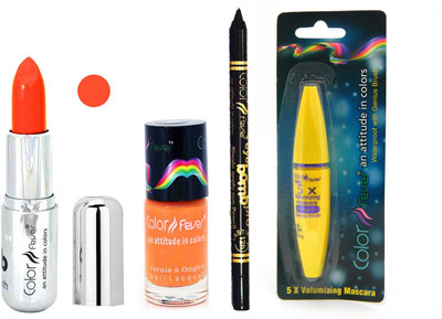 

Color Fever Karwa Chuath Special Cosmetics Combo 010(Set of 4)