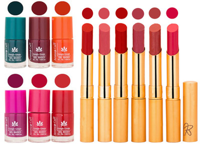 

Aroma Care Famous Combo of Nail Polish with Rythm Long Lasting Lipstick Sets 183201755(Set of 12)