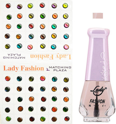 

Lady Fashion Nail Polish And Bindi 0803201760(Set of 2)