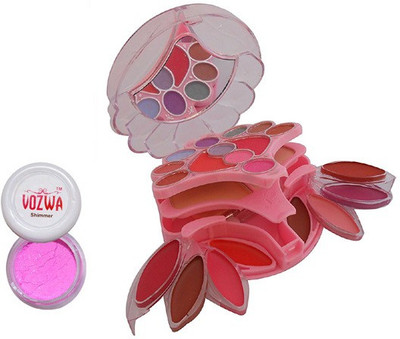 

Vozwa Pink Shimmer powder and Makeup Kit(Set of 2)