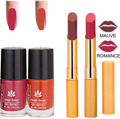 

Aroma Care Nail Polish RHYTHM Mauve Lipstick Combo 080(Set of 4)