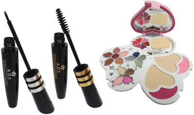 

ADS Eyeliner, Mascara, 3956 Makeup Kit(Set of 3)