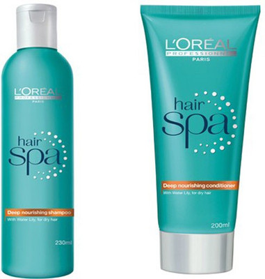 

L'Oreal Paris hair spa deep nourishing shampoo and conditioner(Set of 2)
