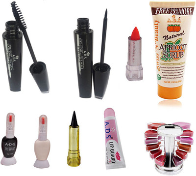 

ADS Best Deal Makeup Combo (9 in 1)(Set of 9)