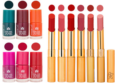 

Aroma Care Famous Combo of Nail Polish with Rythm Long Lasting Lipstick Sets 183201759(Set of 12)