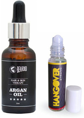 

Beardo Argan oil 30ml and Hangoverstrong headache relief(Set of 2)