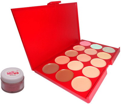 

Vozwa Maroon Shimmer Powder with Concealer(Set of 2)