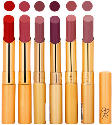 

Rythmx Imported Lipstick Combo of 6 Pcs for Ladies Women Girls 162201745(Multicolor,, 13.2 g)