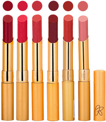 

Rythmx 6 Pcs Color Lipstick Makeup Creamy Matte Long Lasting Lip Colors 162201716(Multicolor,)