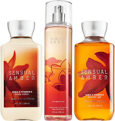 

Bath & Body Works Sensual Amber(Set of 3)