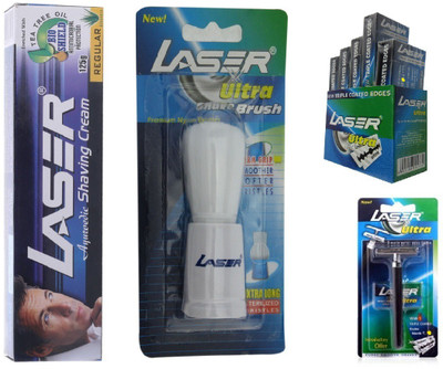 

Laser Ultra Shaving Kit(Set of 4)