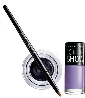 

Maybelline Lasting Drama Gel Eye Liner and Color Show Combo 2(Set of 2)